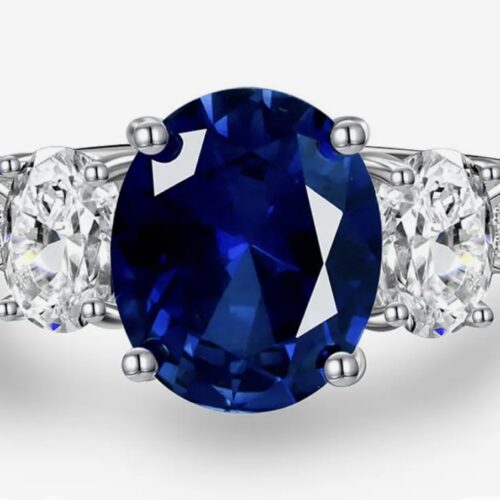 LC BLUE And WHITE SAPPHIRE RING